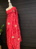 Semi Silk with Embroidery Work