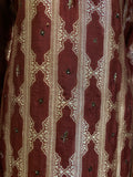 Silk with Brocade Work