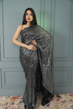 black Saree